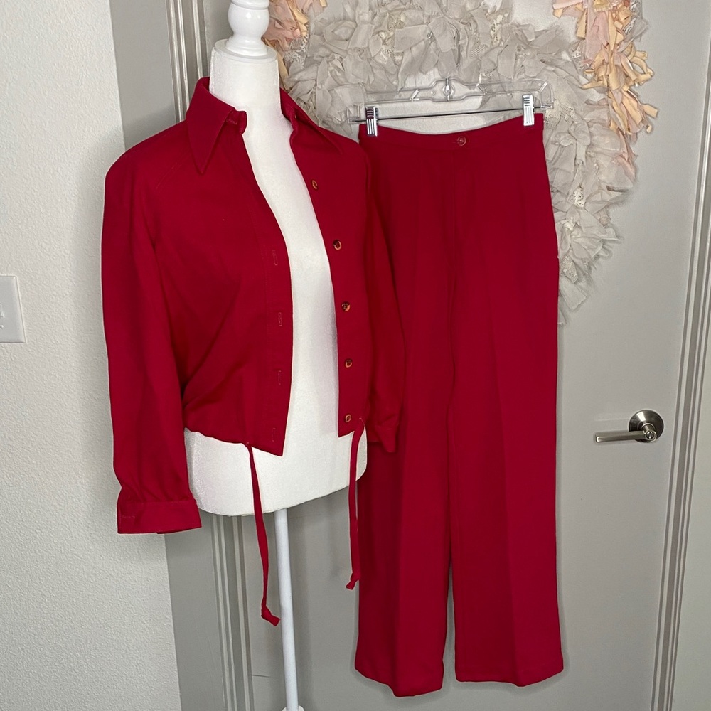 Matching Red two-piece set